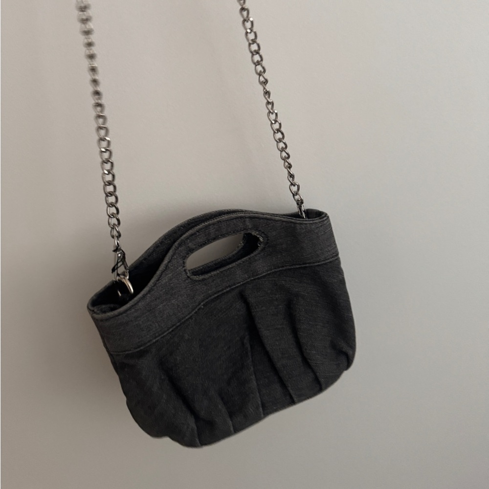 Grey basic purse